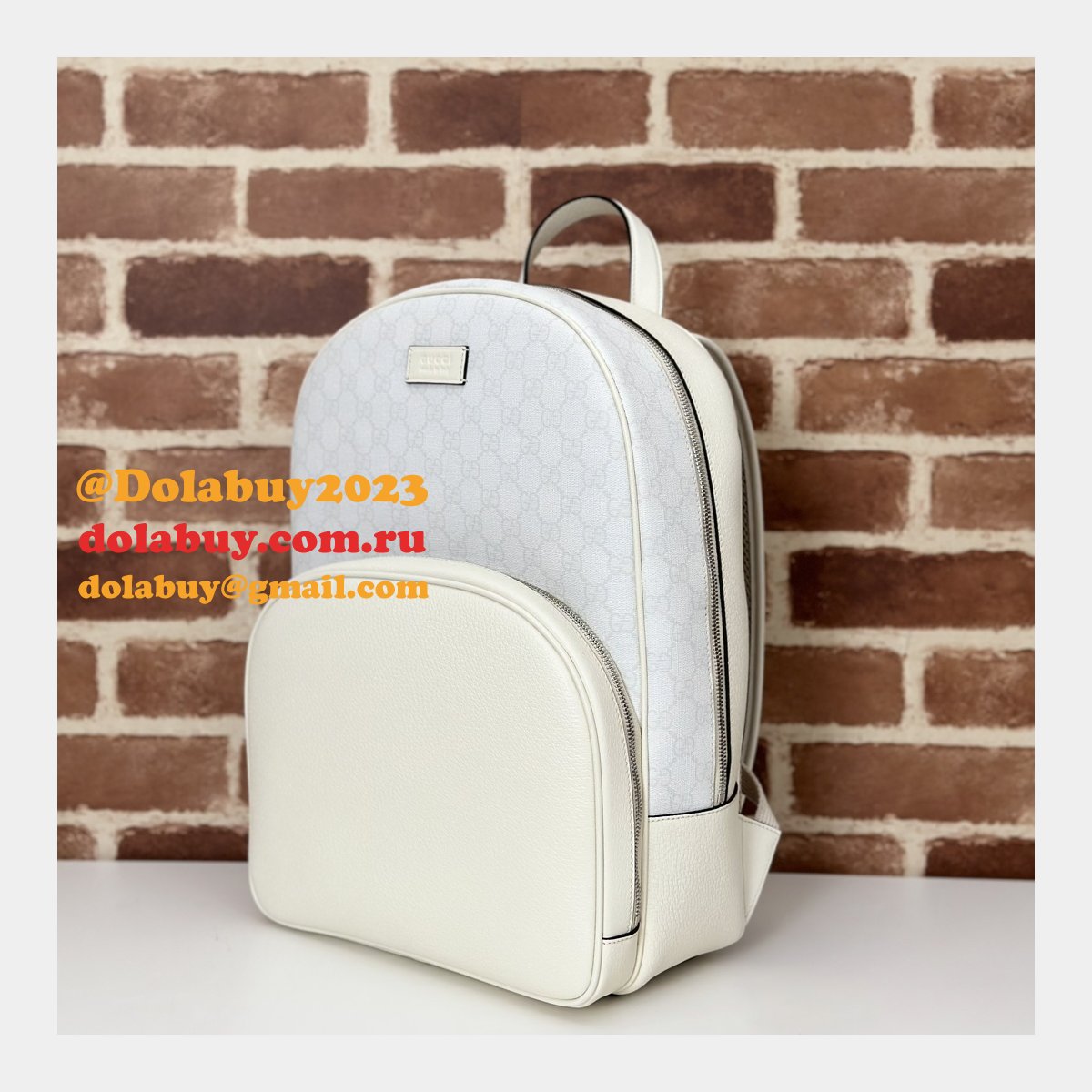 Gucci 7 Star GG Backpack 795462 Mens Supreme Replica Bag