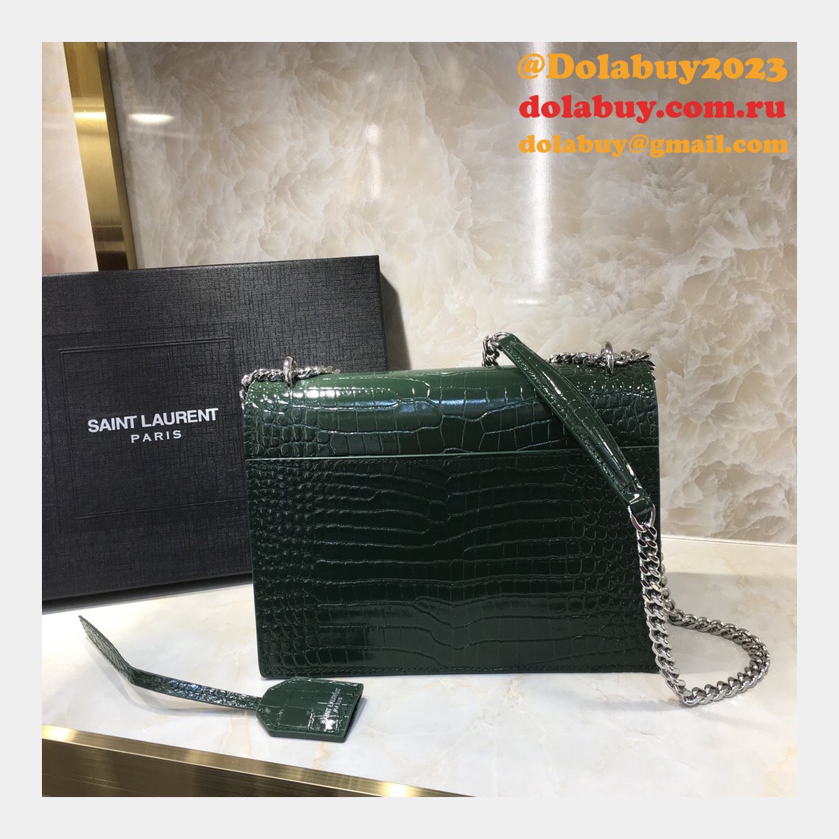 Ysl Wholesale Saint Laurent 22CM niki chain shoulder bag