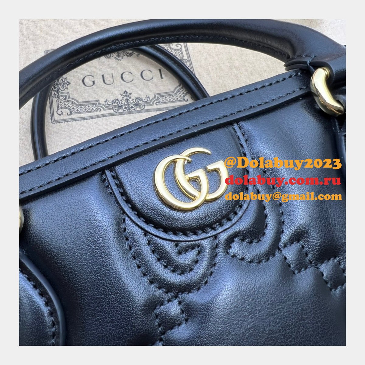 G*u*i high quality replica gg matelasse tote 7 star 728236 bag