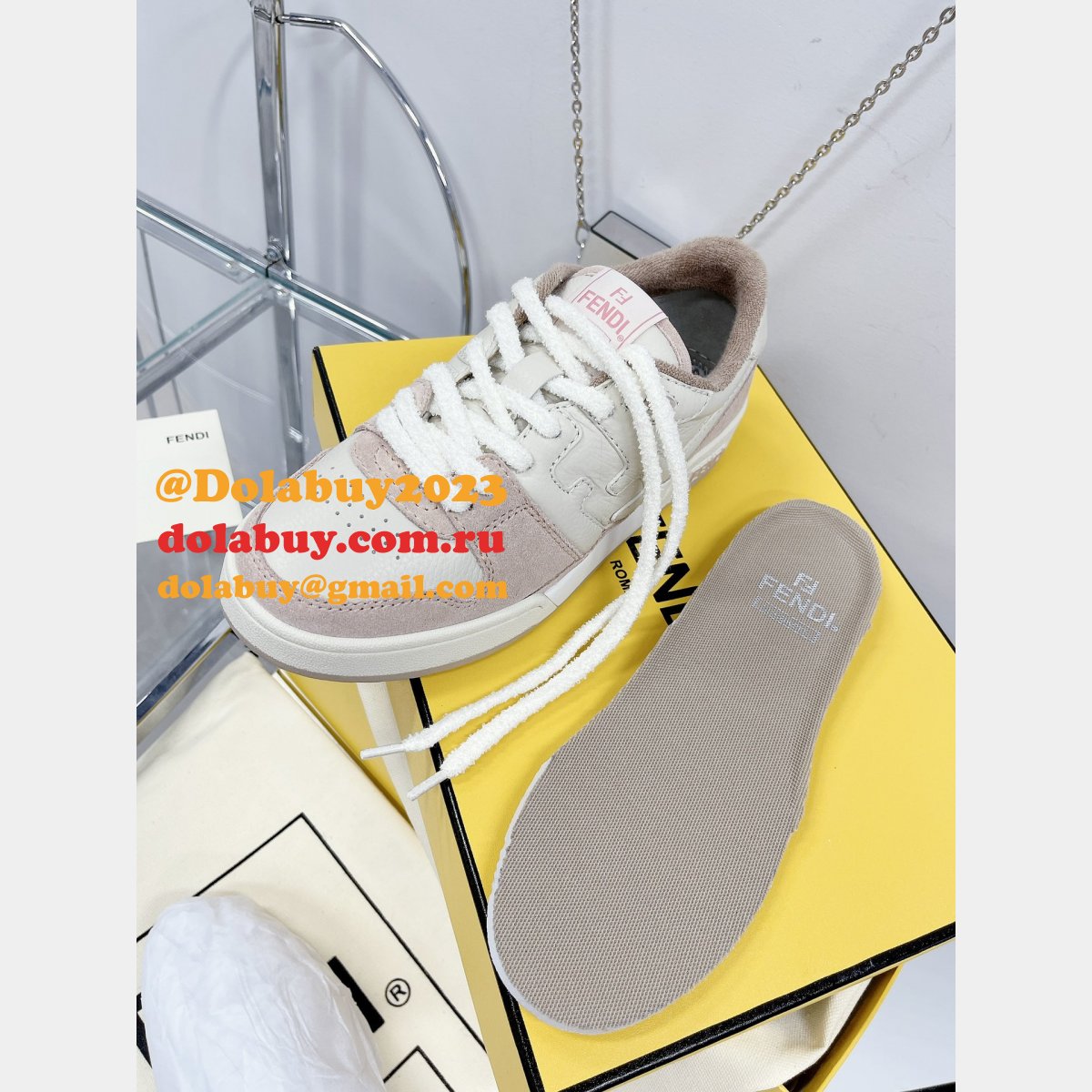 Best Quality Replica Fendi Match TUP F Logo Shoes and Sneaker