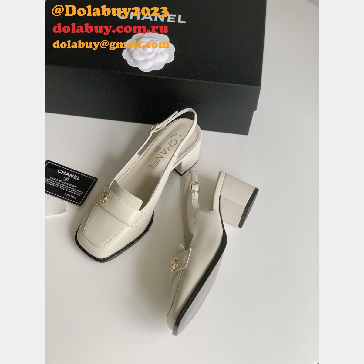 Designer Giada Slingback Loafer Pump Fake Shoes