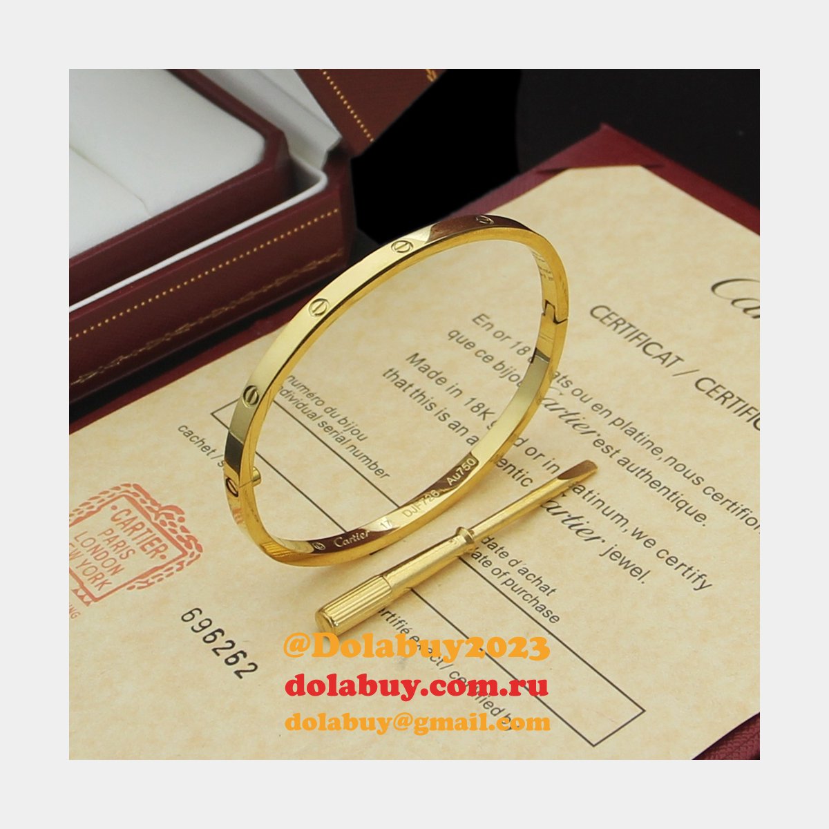 Cheap 1:1 Mirror Cartier love Bracelet Wholesale
