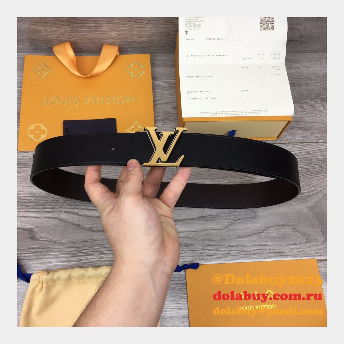 Replica Louis Vuitton AAA+ Designer 40mm Belts