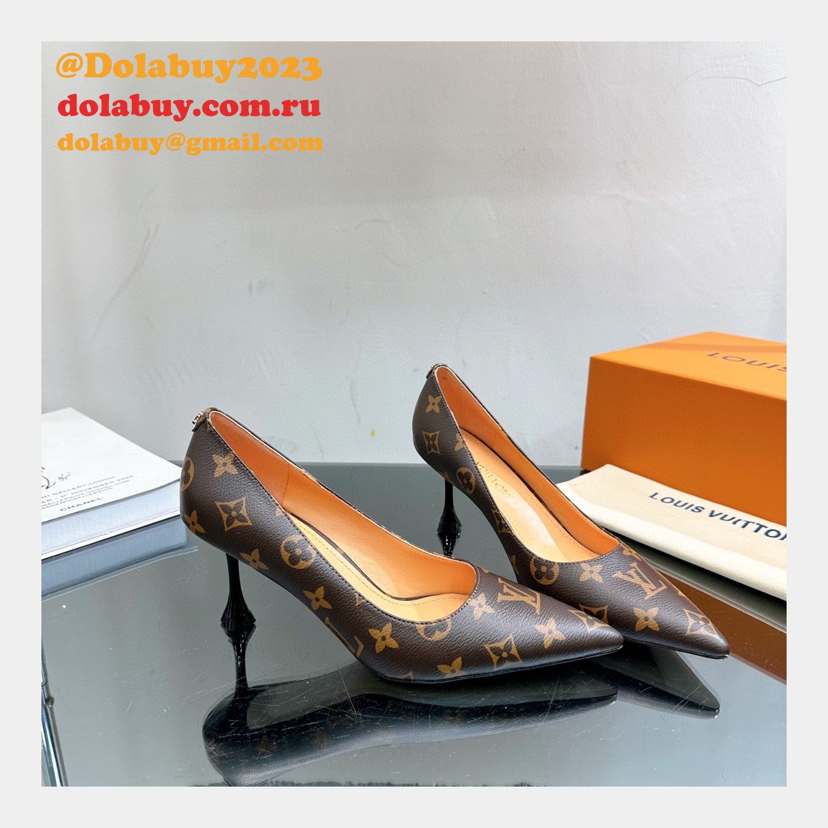 Shoes Pointed Toe High Heel Pumps Replica Louis Vuitton