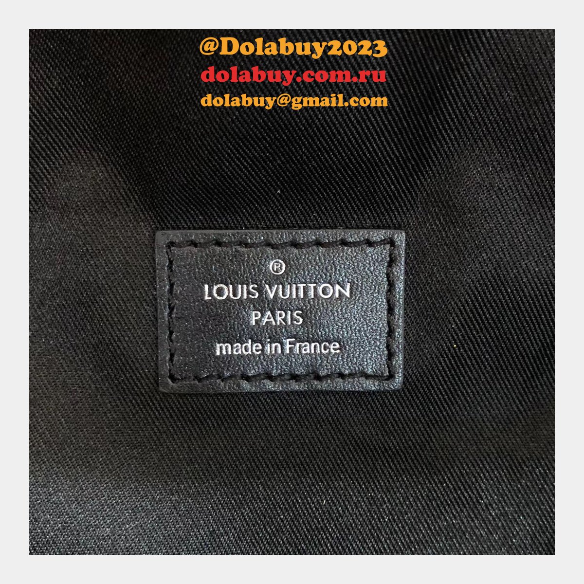 Shop Louis Vuitton M45220 Discovery Bumbag Monogram Eclipse Canvas