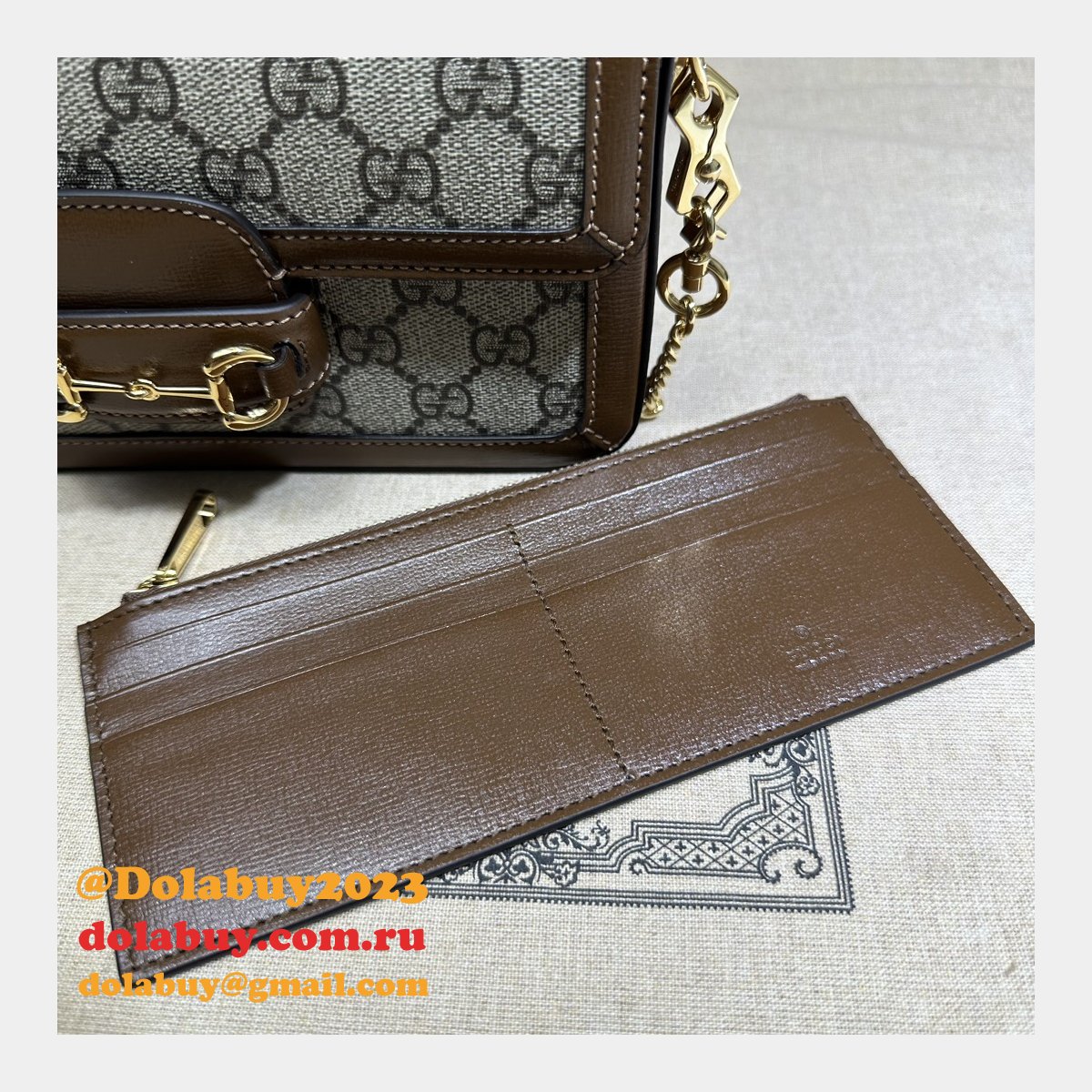 Horsebit 1955 Top Quality Gucci AAA+ 752002 Replica Bag