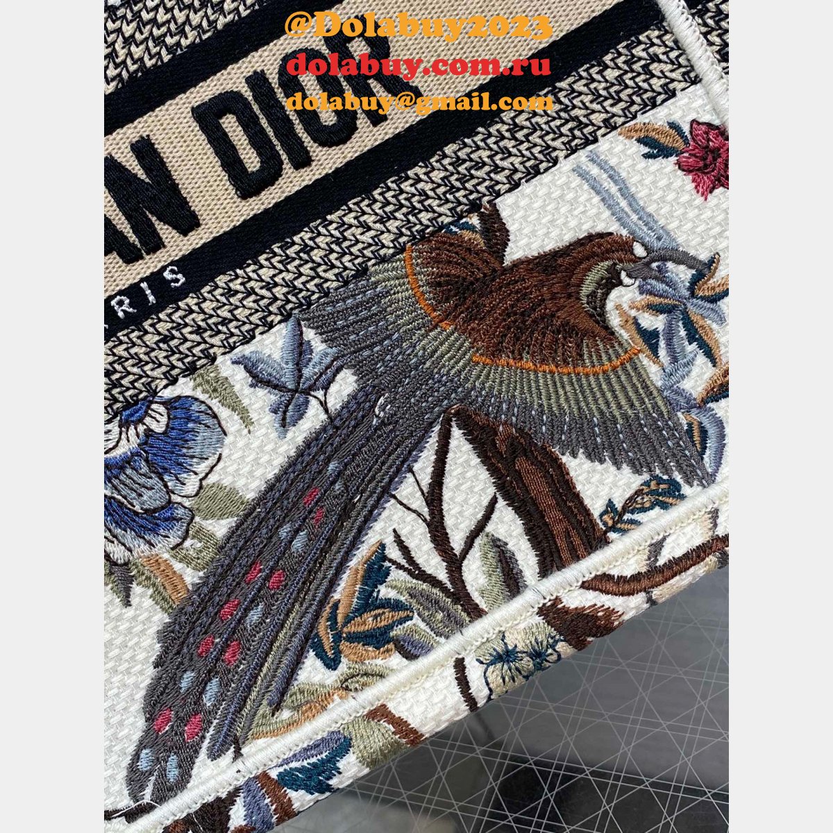 Buy Replica Dior Luxury Bags Accessories CD Book Tote Online