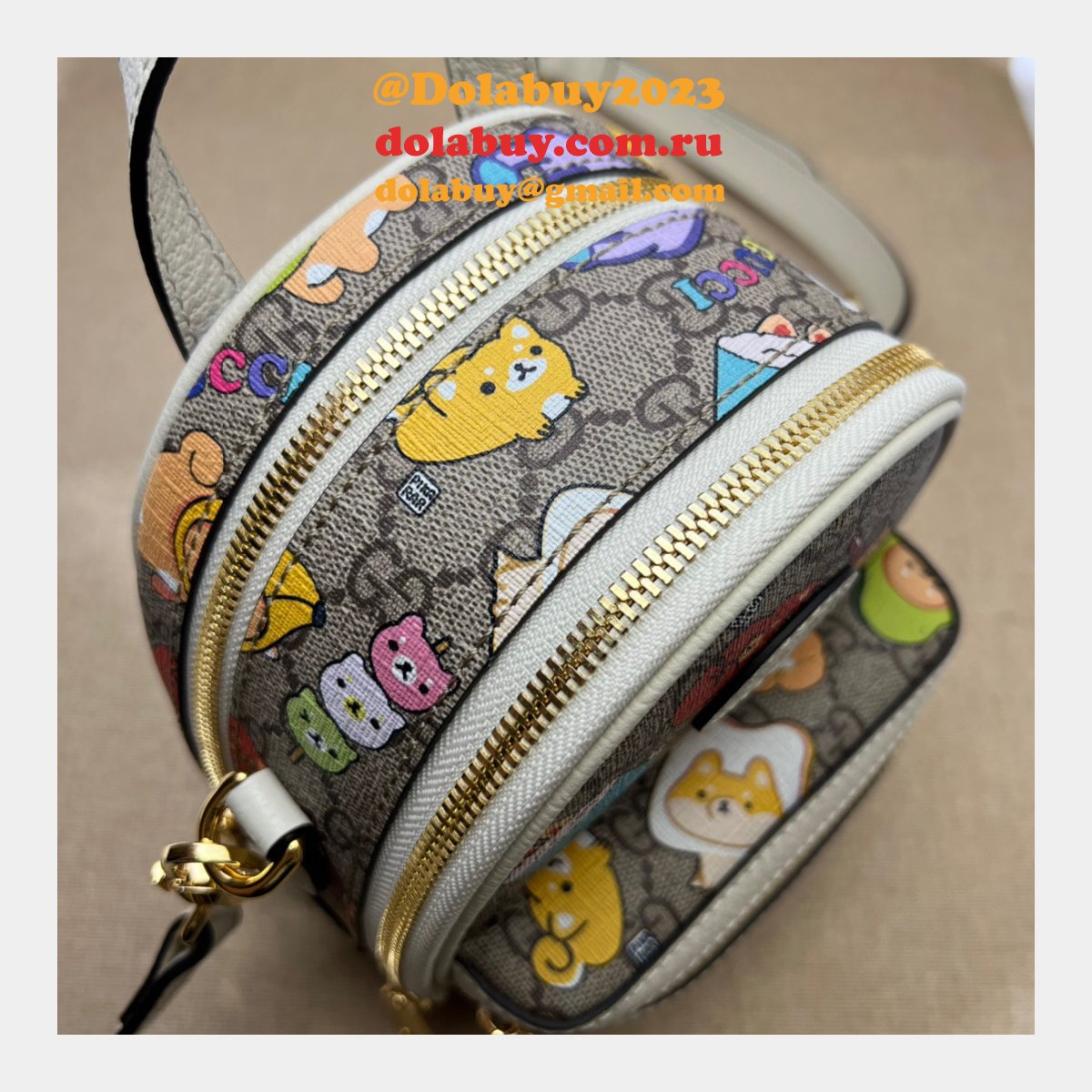 Gucci Fake Animal Print Multi-function 725654 High Quality Bag