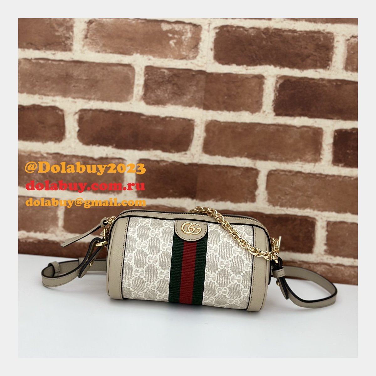 G*u*i designer ebony supreme 795208 ophidia mini shoulder fake bag