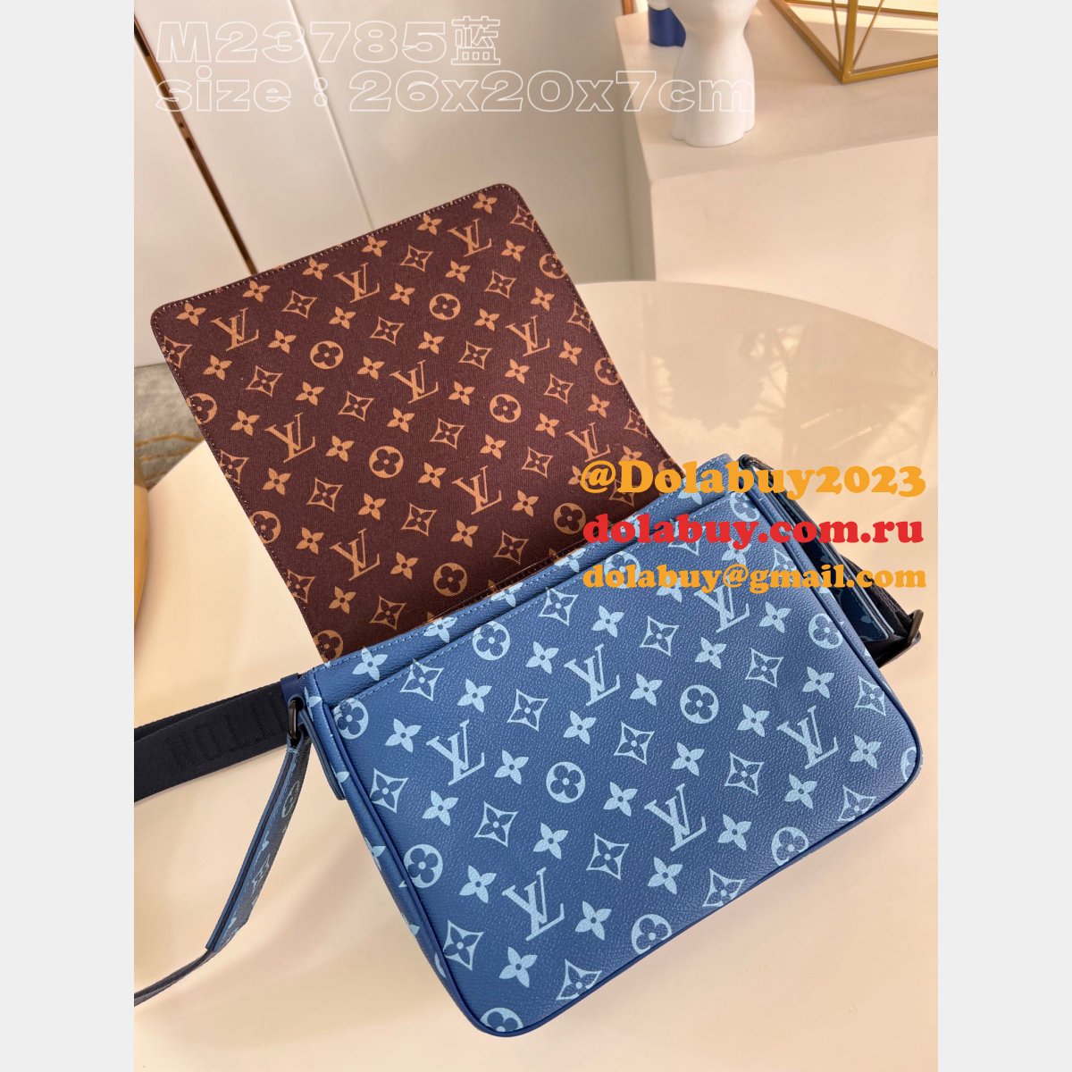 District 1:1 Mirror Monogram M23785 Men Louis Vuitton Replica Bag