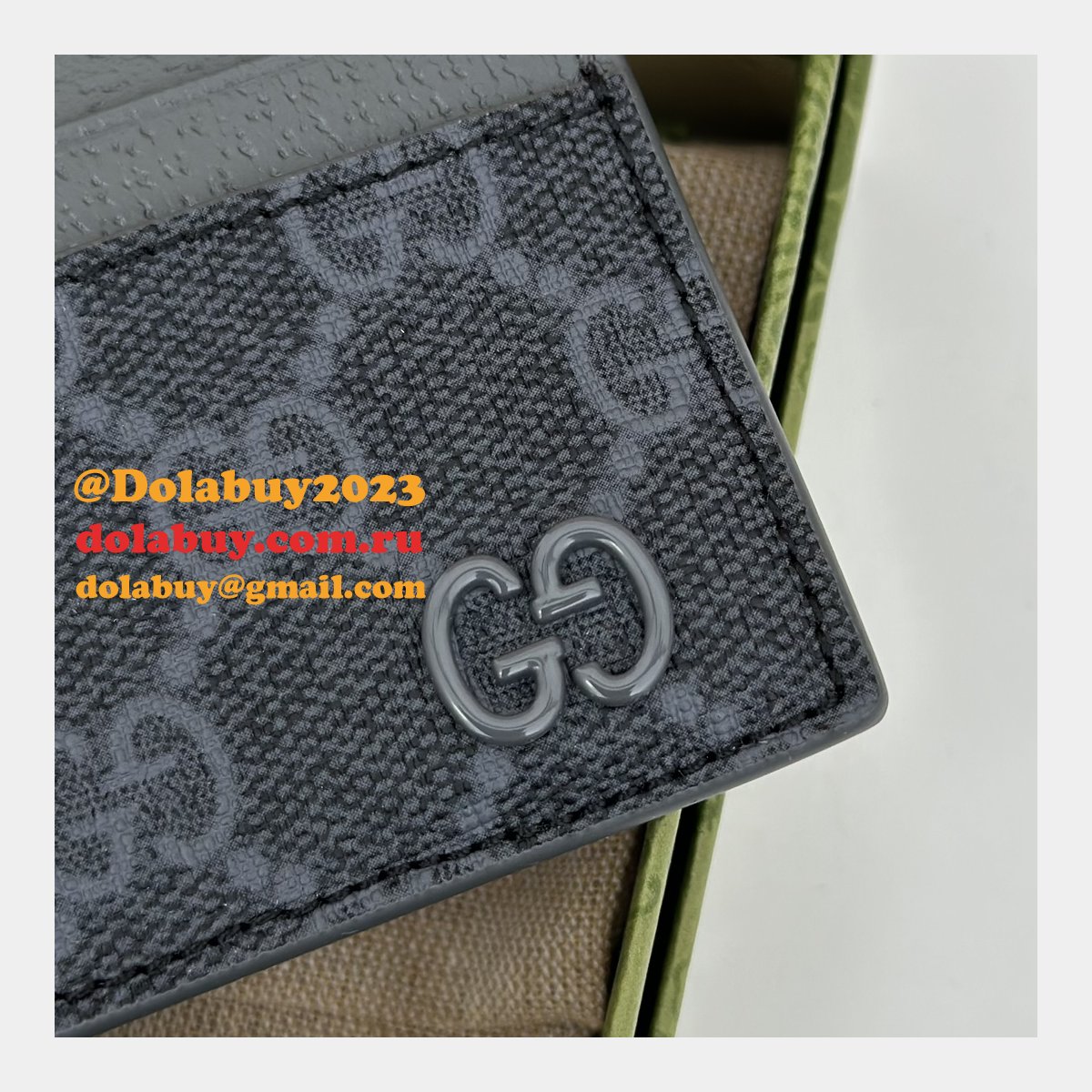 Replica Gucci 1:1 Mirror 768248 Card Case Holder Mens