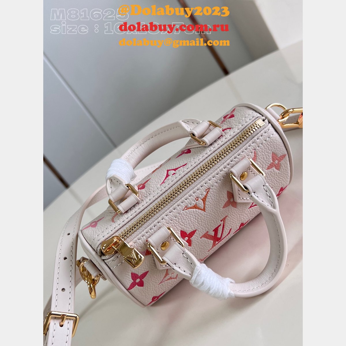 Perfect Louis Vuitton M81625 Nano Speedy 1:1 Mirror Fake Bag