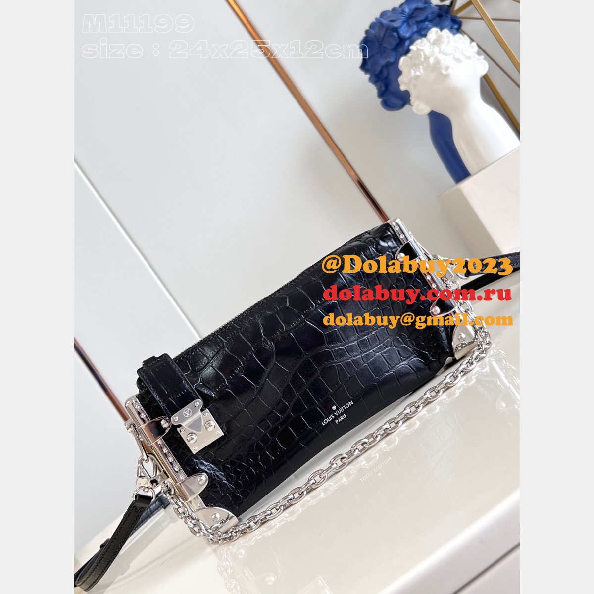 Slim Trunk Perfect Top Quality Louis Vuitton M25445 Knockoff Bag