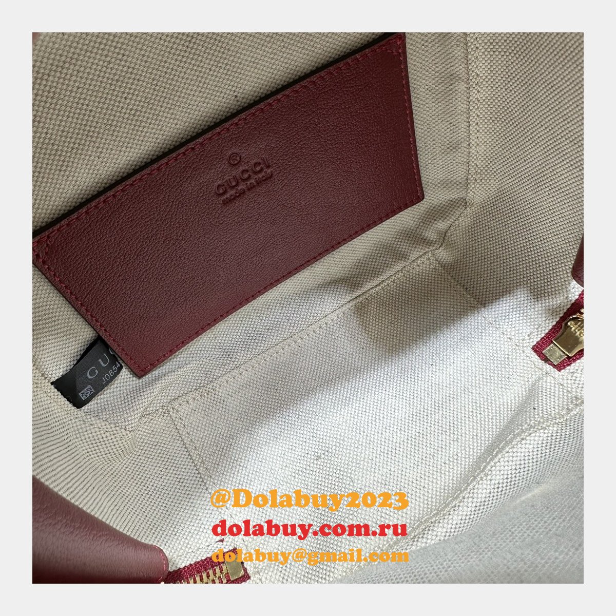 designer G*u*i replica crossbody 744434 blondie top bag