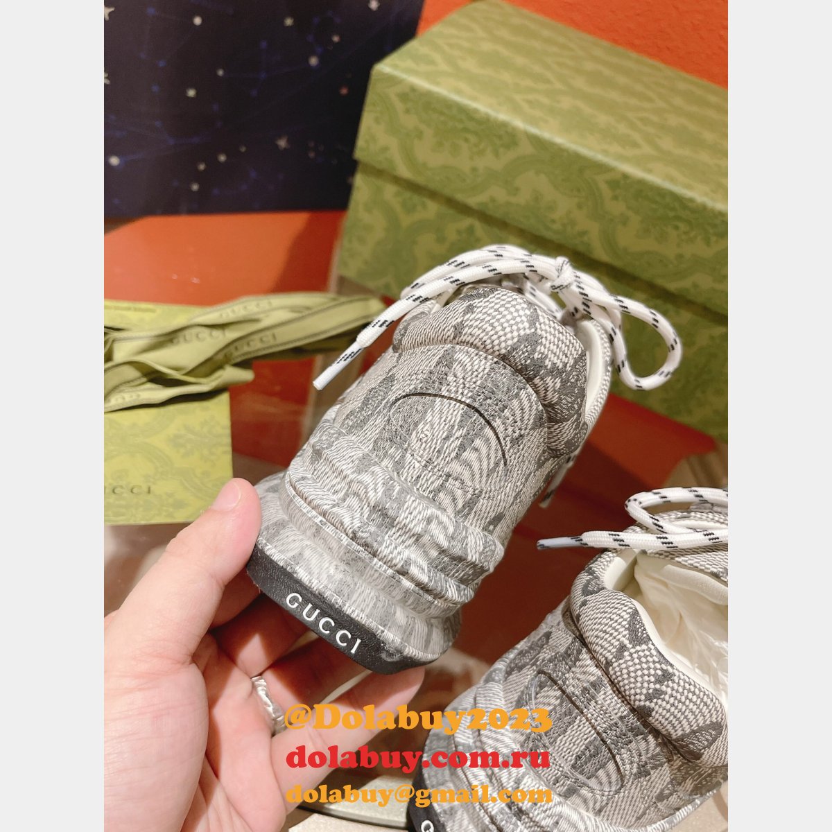 high quality copy run shoes G*u*i togo luxury designer