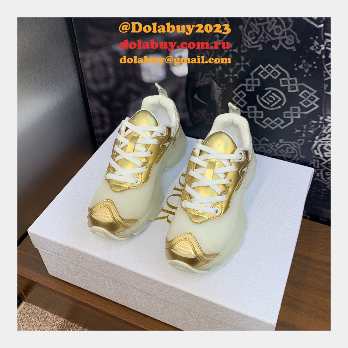 The Best Replicas Dior Vibe Sneakers AAA+ Quality Shoes