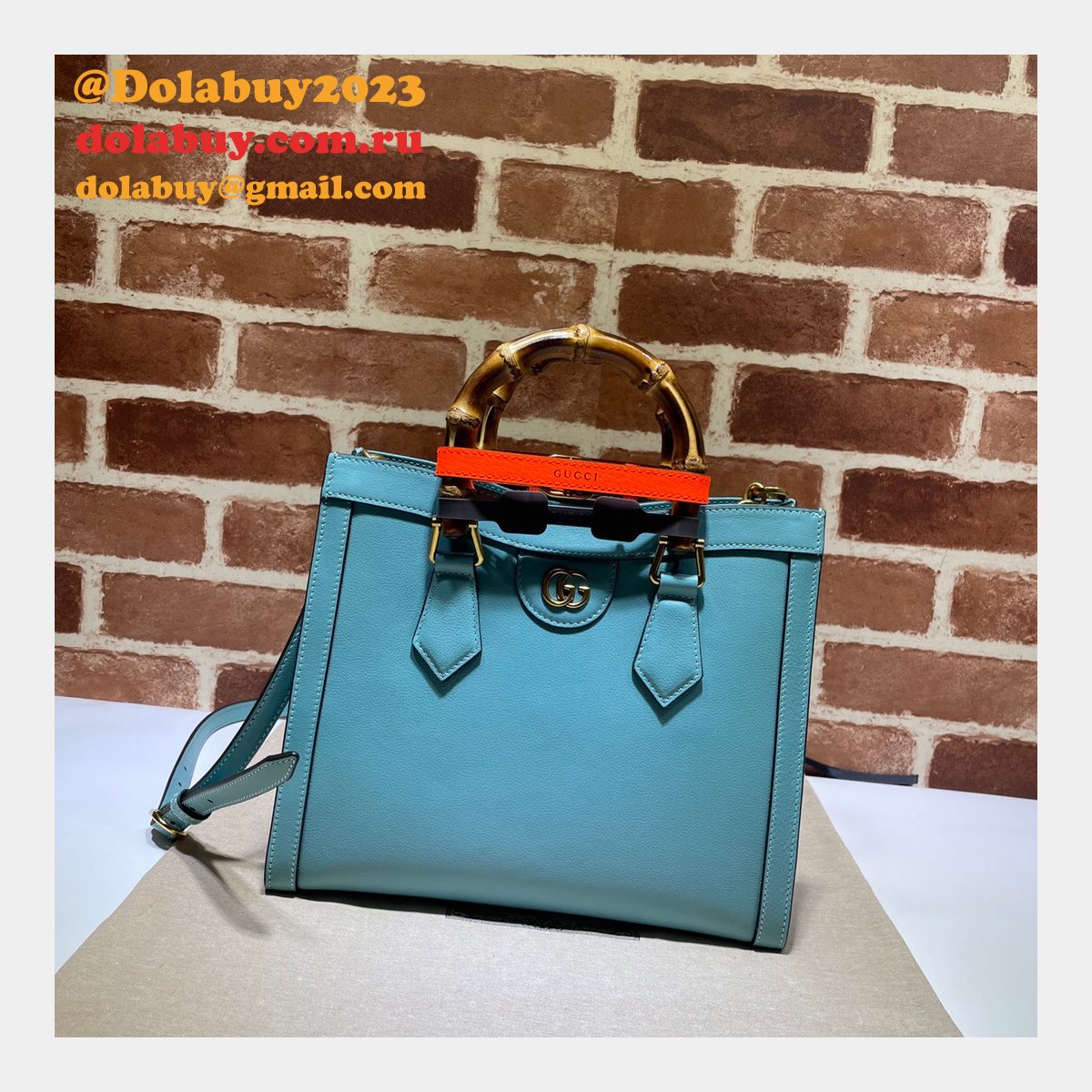 AAA Replica Designer Gucci 660195 Diana small tote leather Handbags