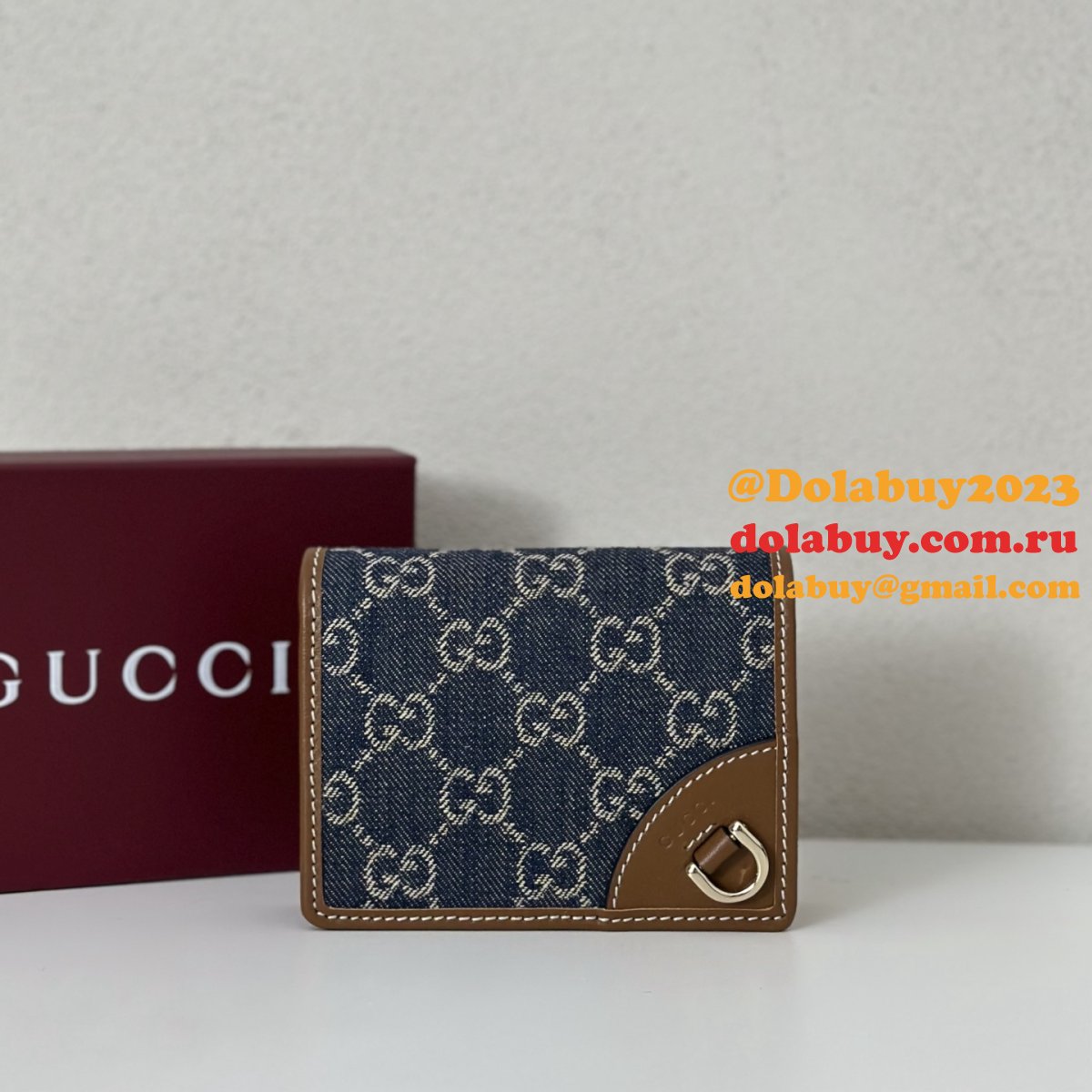 Gucci Inspired GG Emblem Compact Wallet 820692/621887 Bag