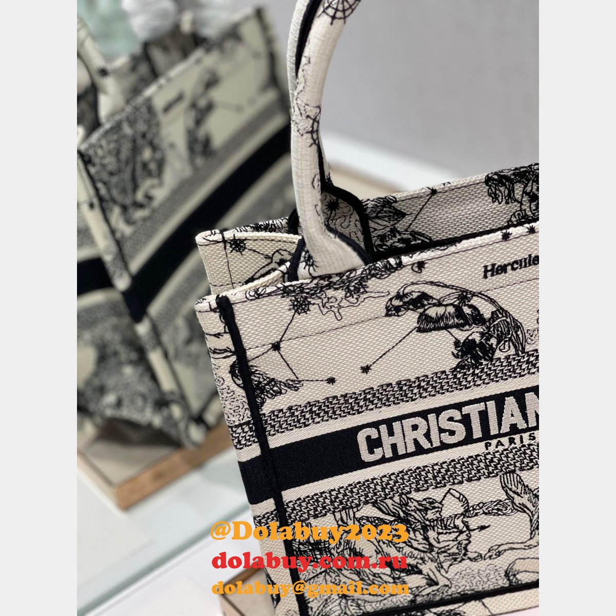Top 1:1 Replica Purses Christian Dior CD Book Tote Bag