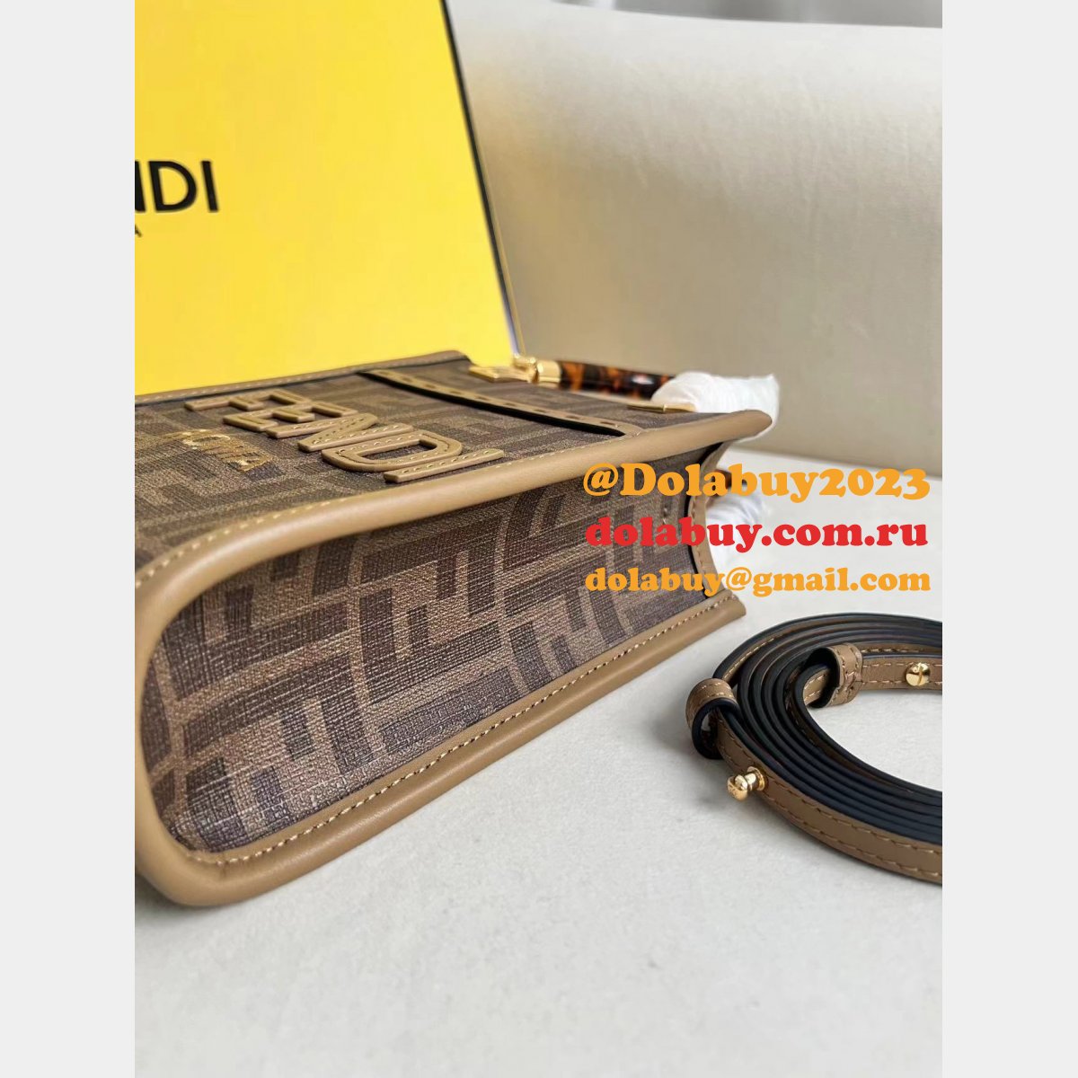 7 Star FENDI ROMA Sunshine mini handbag