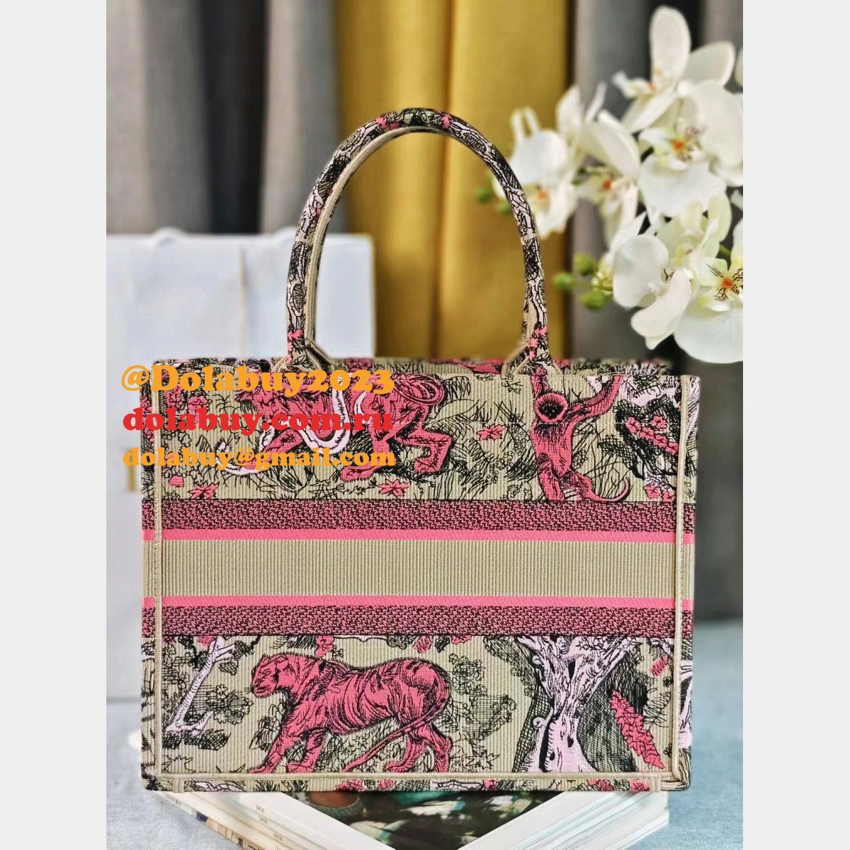 Top Quality Christian Dior Paris Reverse book Tote