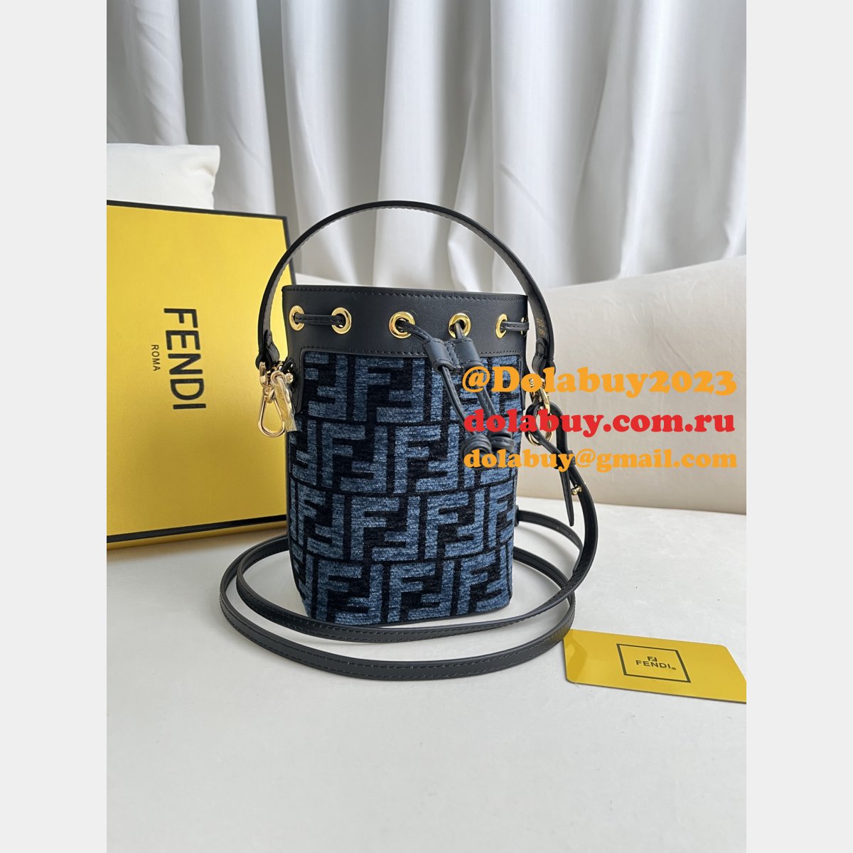 Top Quality Wholesale Fendi Mon Tresor FF small BUCKET BAG