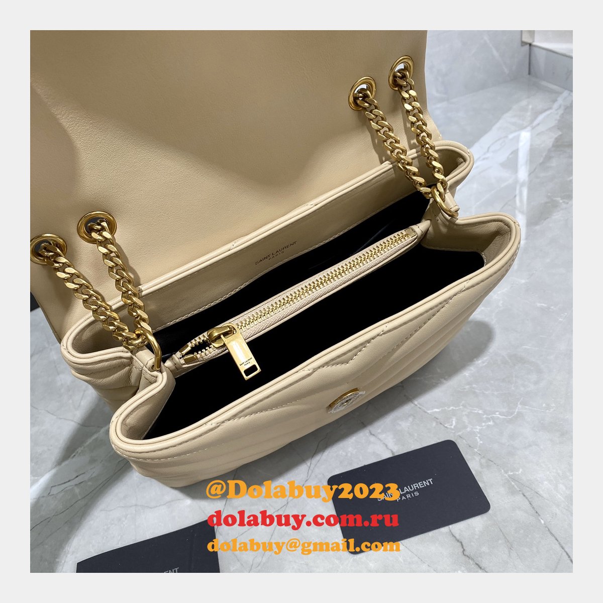 Fashion Perfect YSL LOULOU 494699 SHOULDER BAG 25CM
