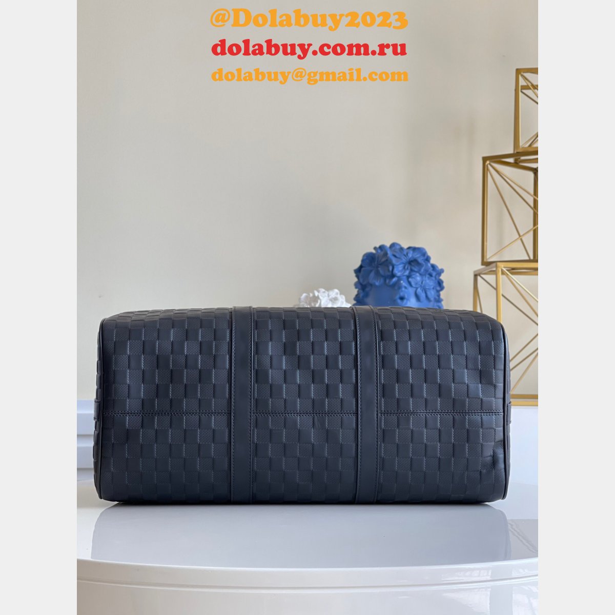 Replica Louis Vuitton N41145 Keepall Bandoulière 45 Monogram Canvas Bags for Sale