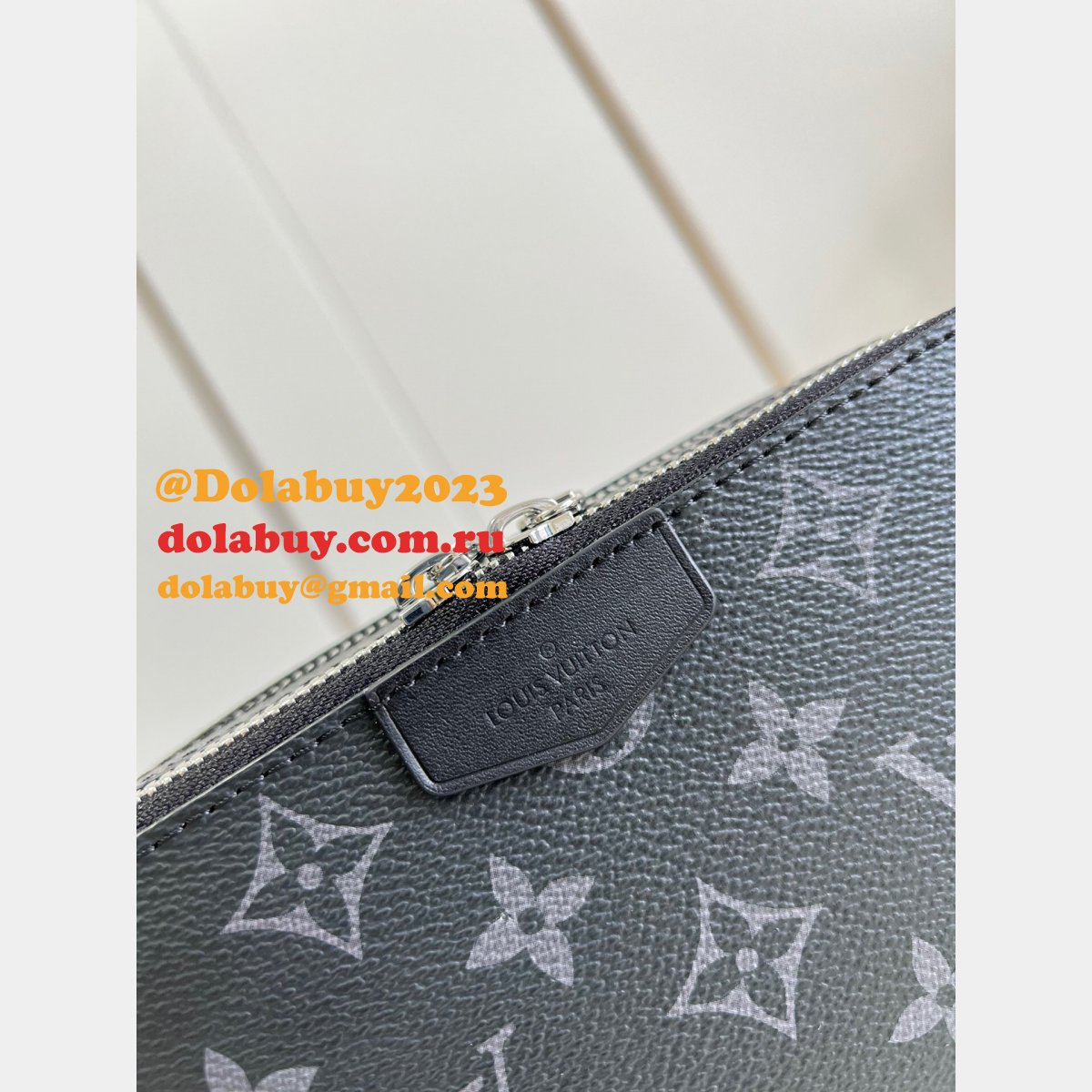 Louis Vuitton UK Best Replicas m80741/m60418 Alpha Wearable Wallet Monogram Eclipse Canvas