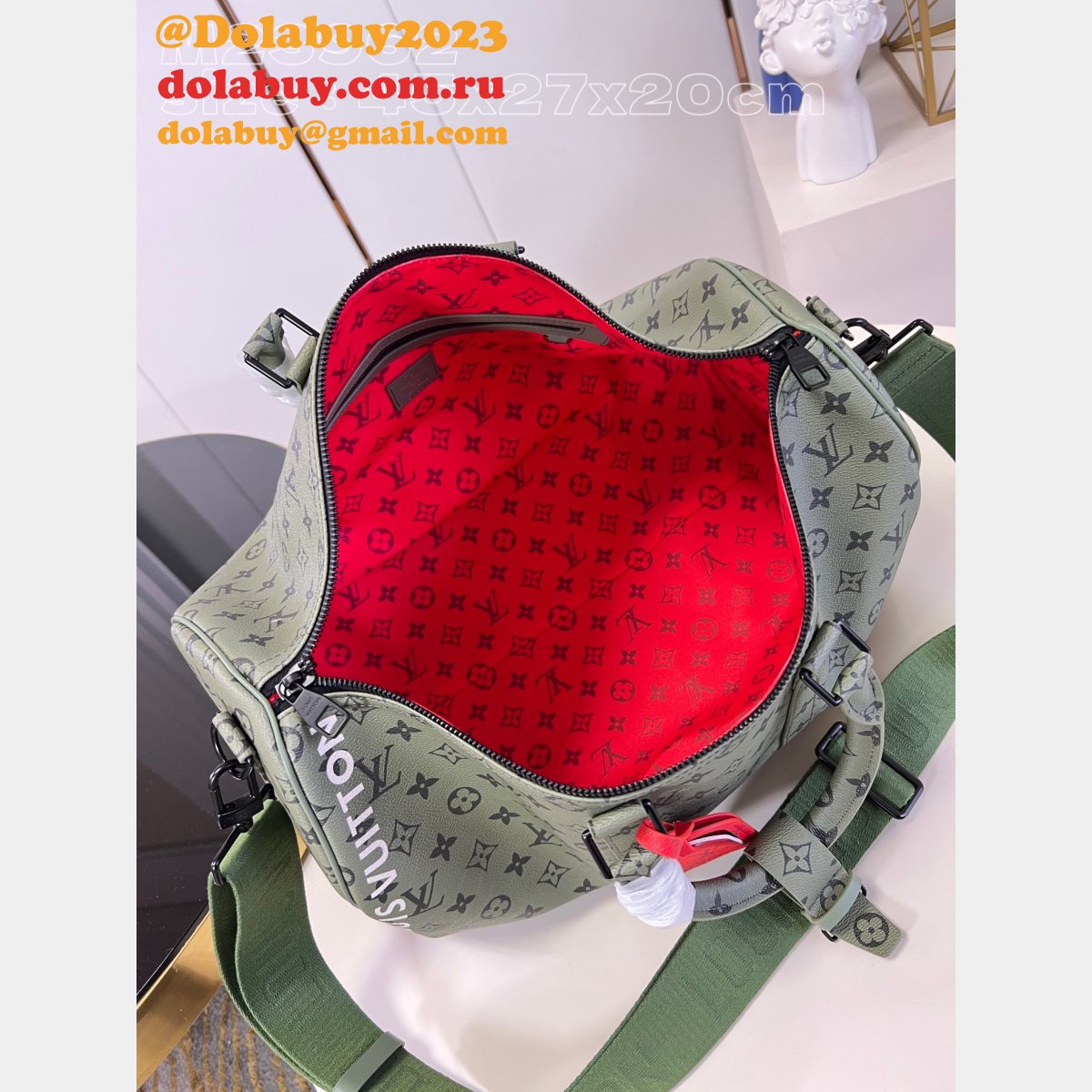 Perfect M23962 Keepall Bandoulière 45 Monogram Louis Vuitton Replica Bag