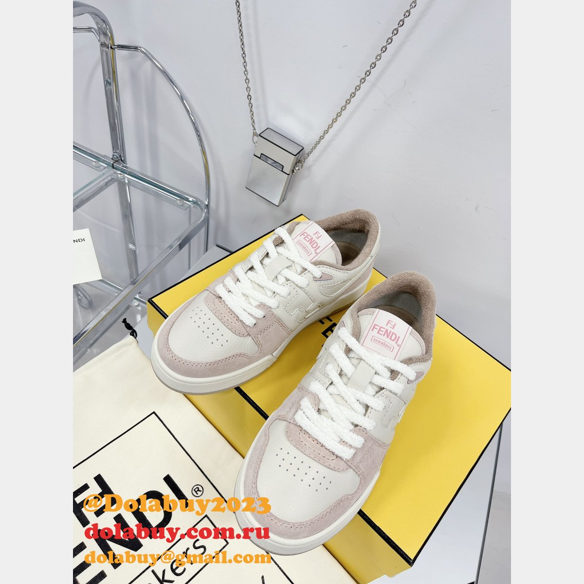 Best Quality Replica Fendi Match TUP F Logo Shoes and Sneaker