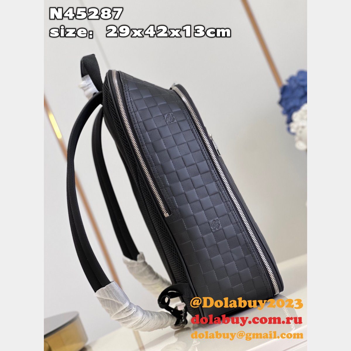 Louis Vuitton Michael Backpack Nv2 N45287 Damier Infini Designer Bag