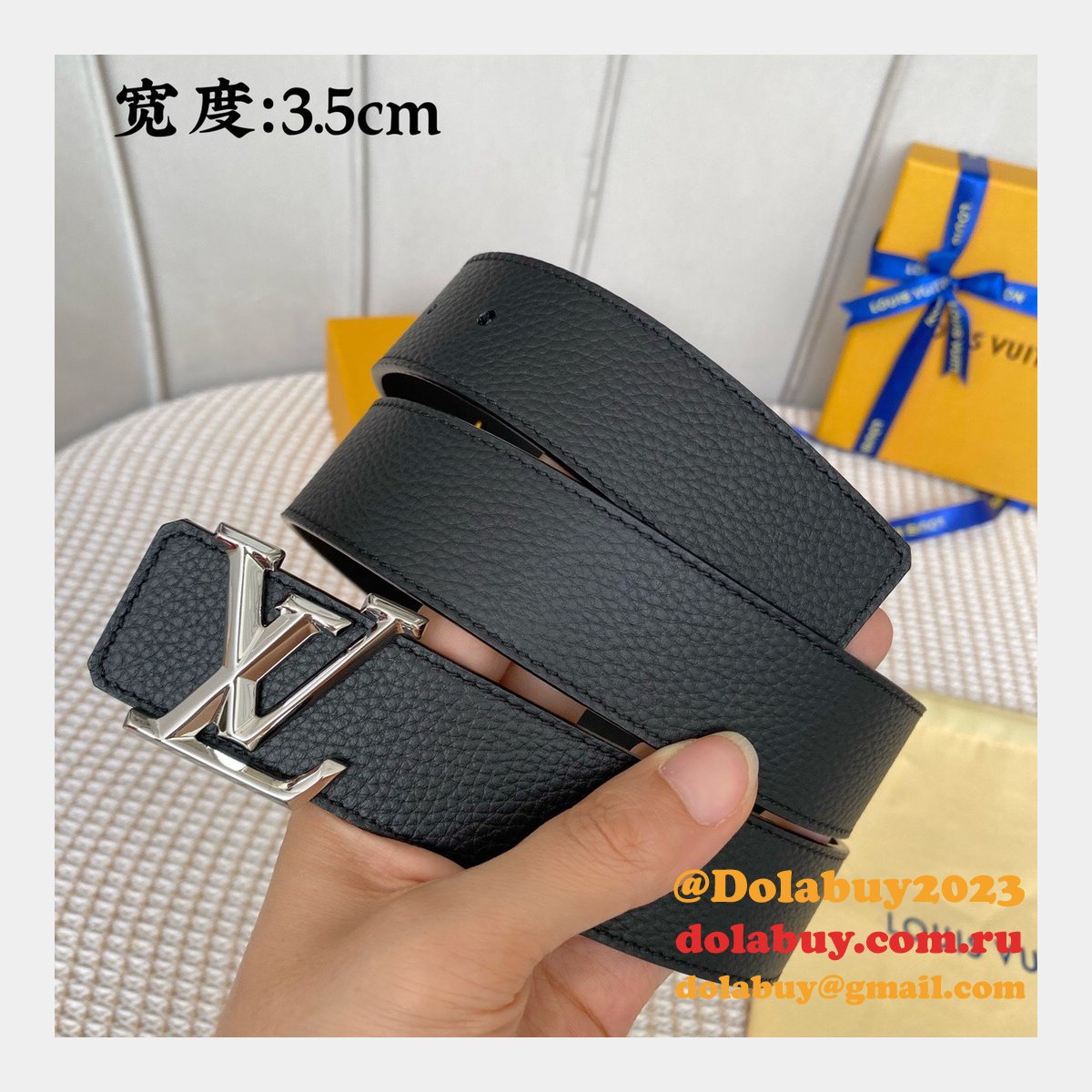 The Best Price High Quality Replica Louis Vuitton 35mm Belts