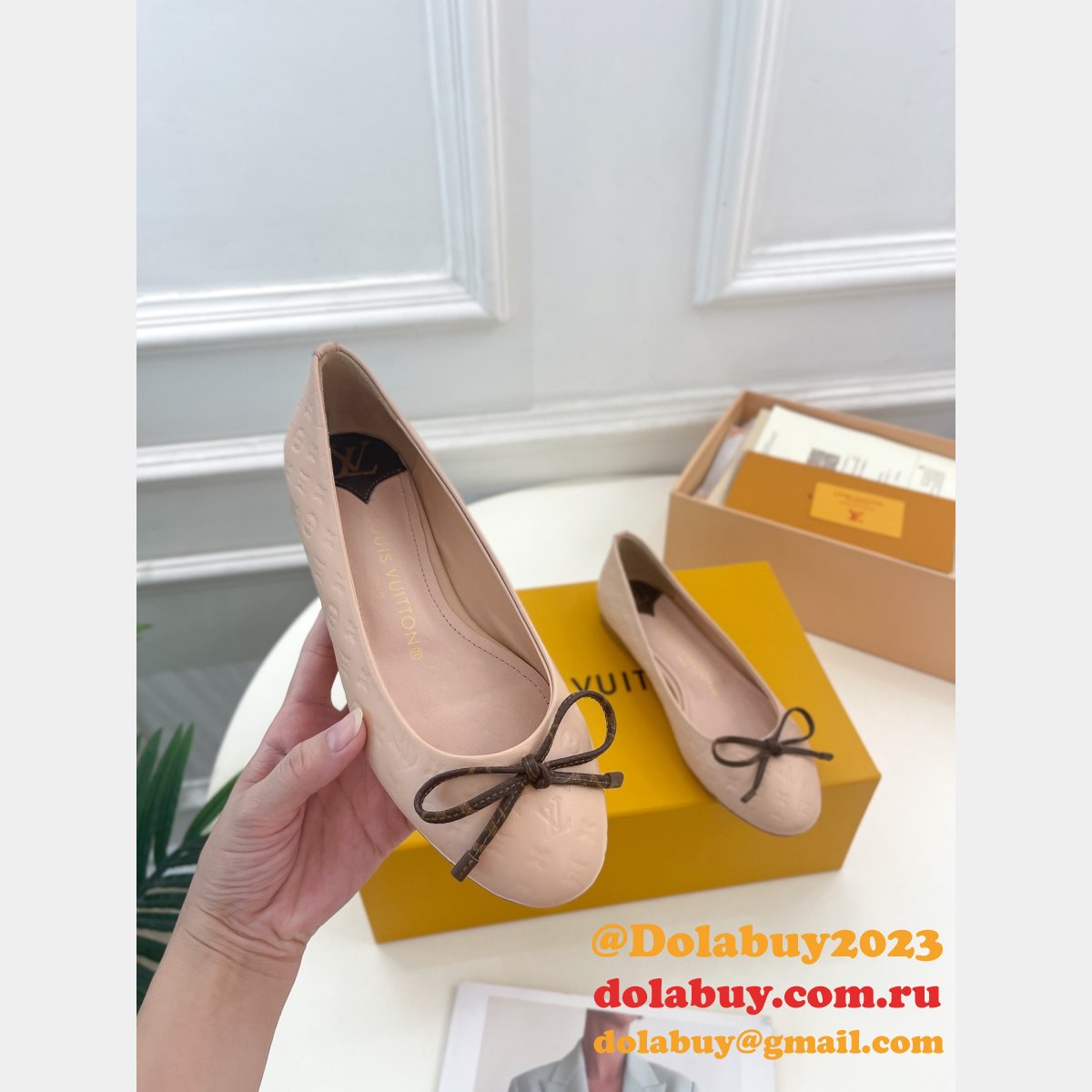 Top Quality LOUIS VUITTON Nina Flat Ballerina