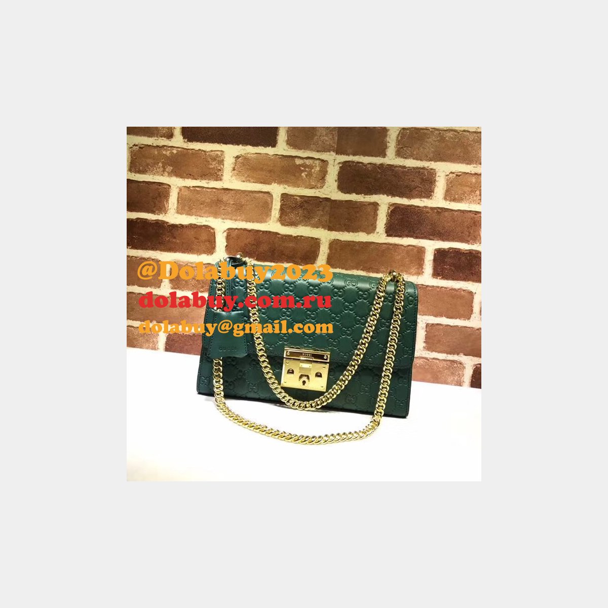 Replica 7 Star Gucci Padlock medium GG shoulder 409486 bag
