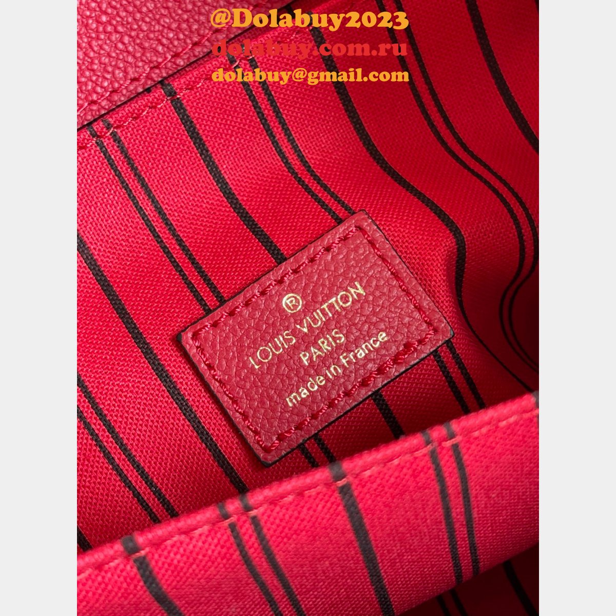 Louis Vuitton Fake Scarlet Red M44155 Pochette Métis