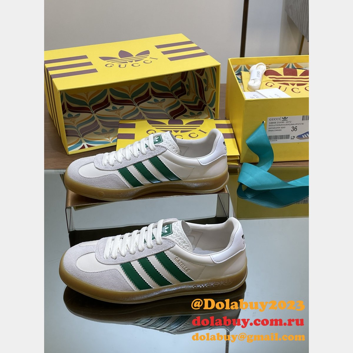 Top Quality gucci & adidas couple sneakers 2024