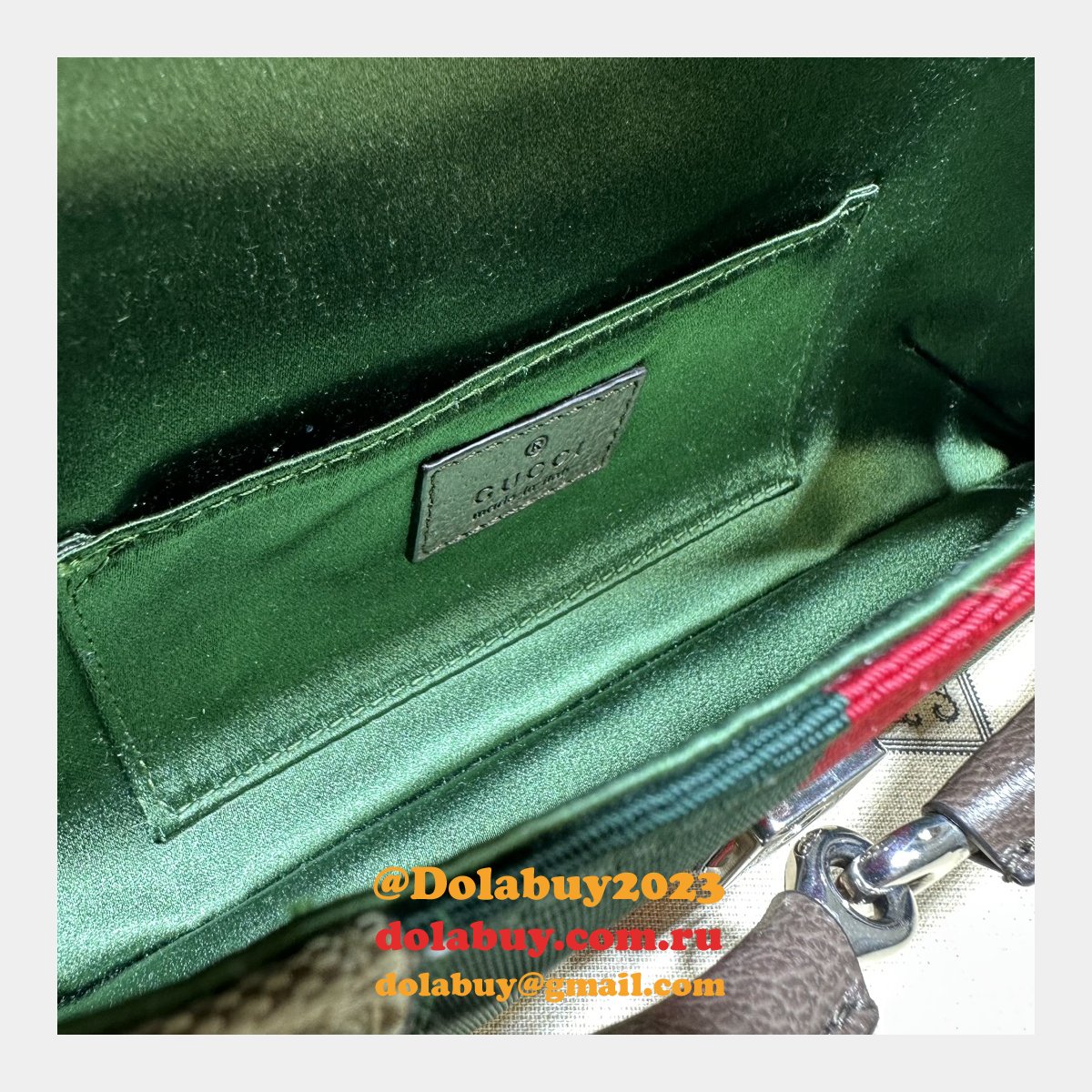 Gucci Designer 764339 Horsebit Chain Knockoff Shoulder Bag