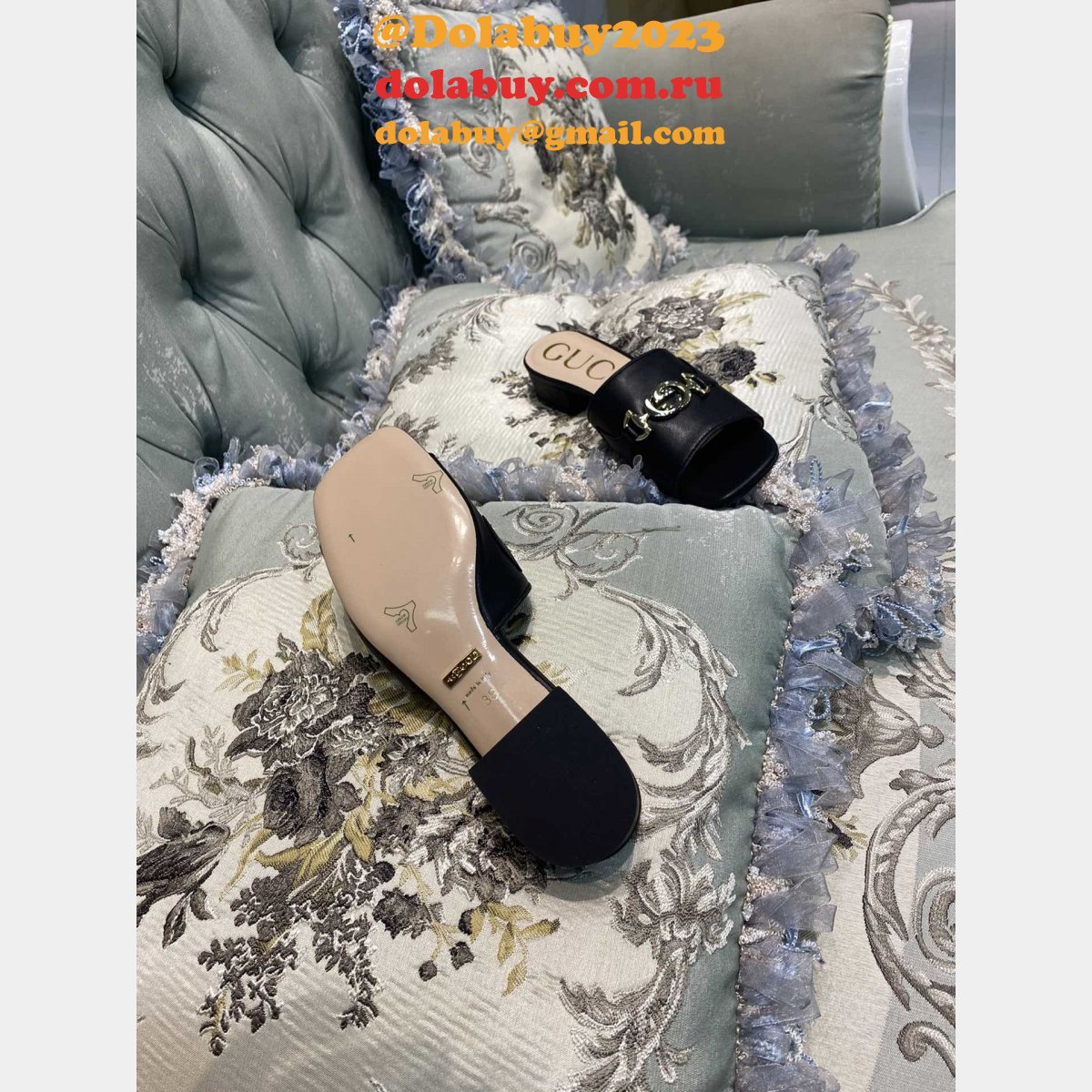 replica G*u*i women slippers