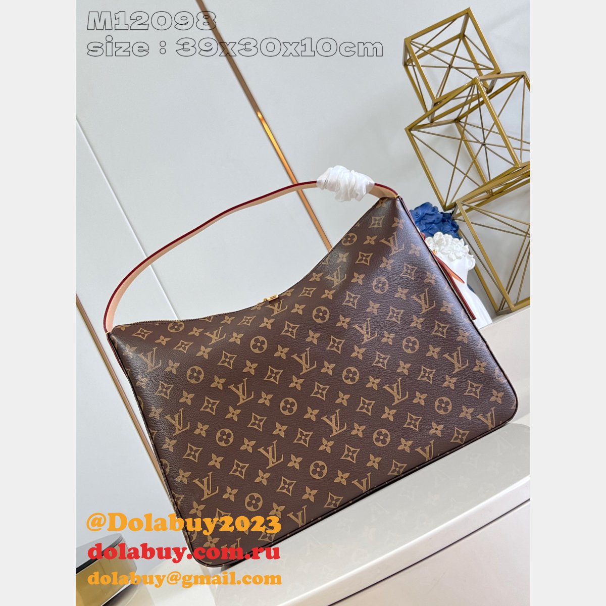 Replica Louis Vuitton Slouchy MM Monogram Perfect New M12098 Bag