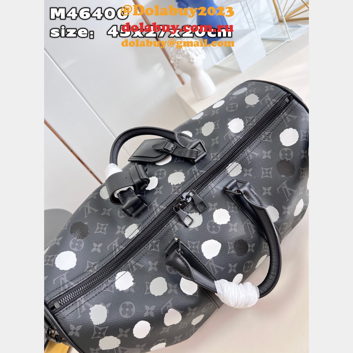 New Louis Vuitton Keep all Monogram Eclipse M46400