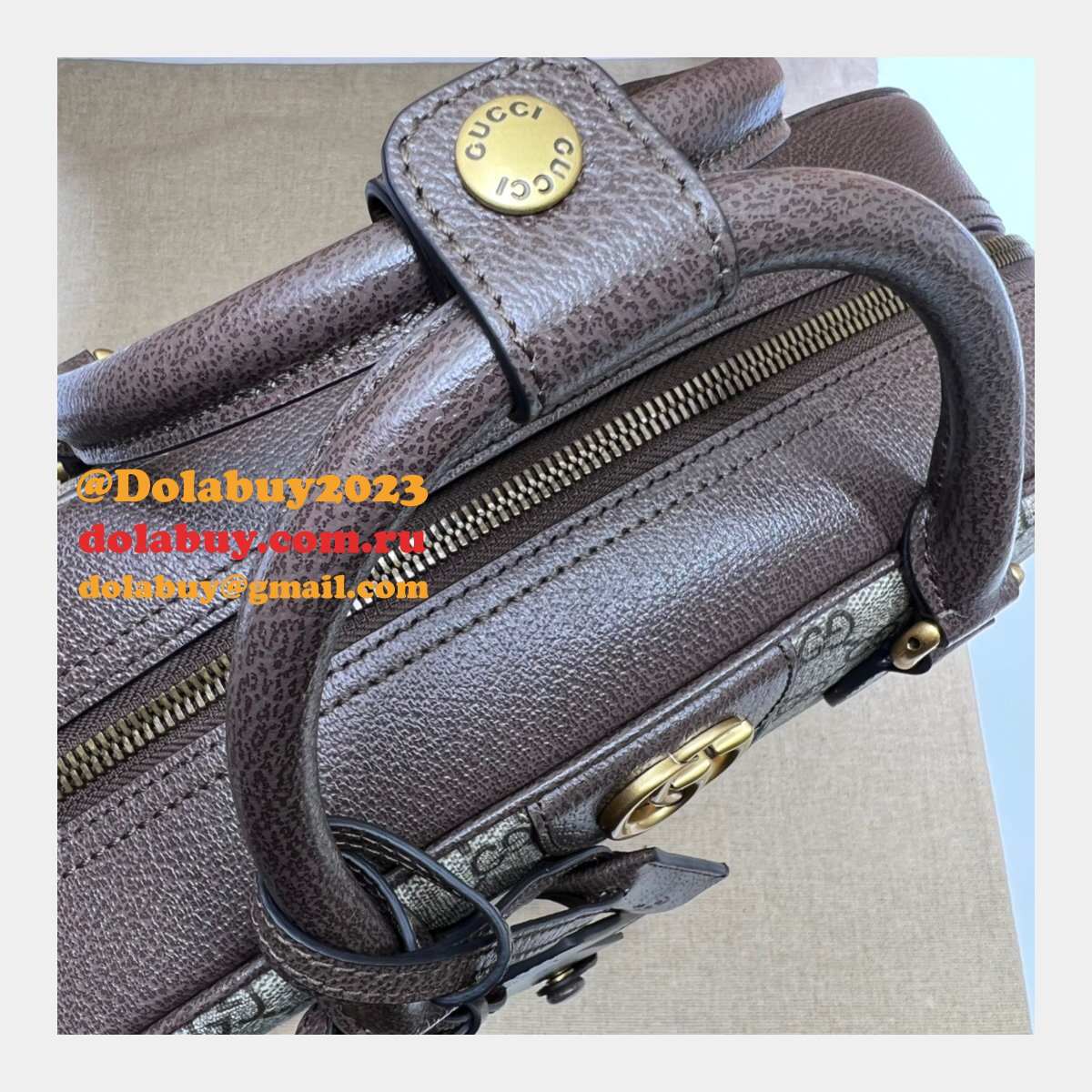 Wholesale Gucci Replica Savoy Duffle Bowling Men 723309 Bag