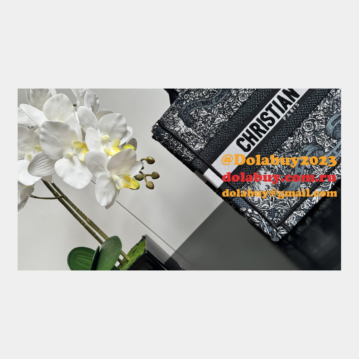 Buy Cheap Replica Bags Christian Dior CD Book Tote Online