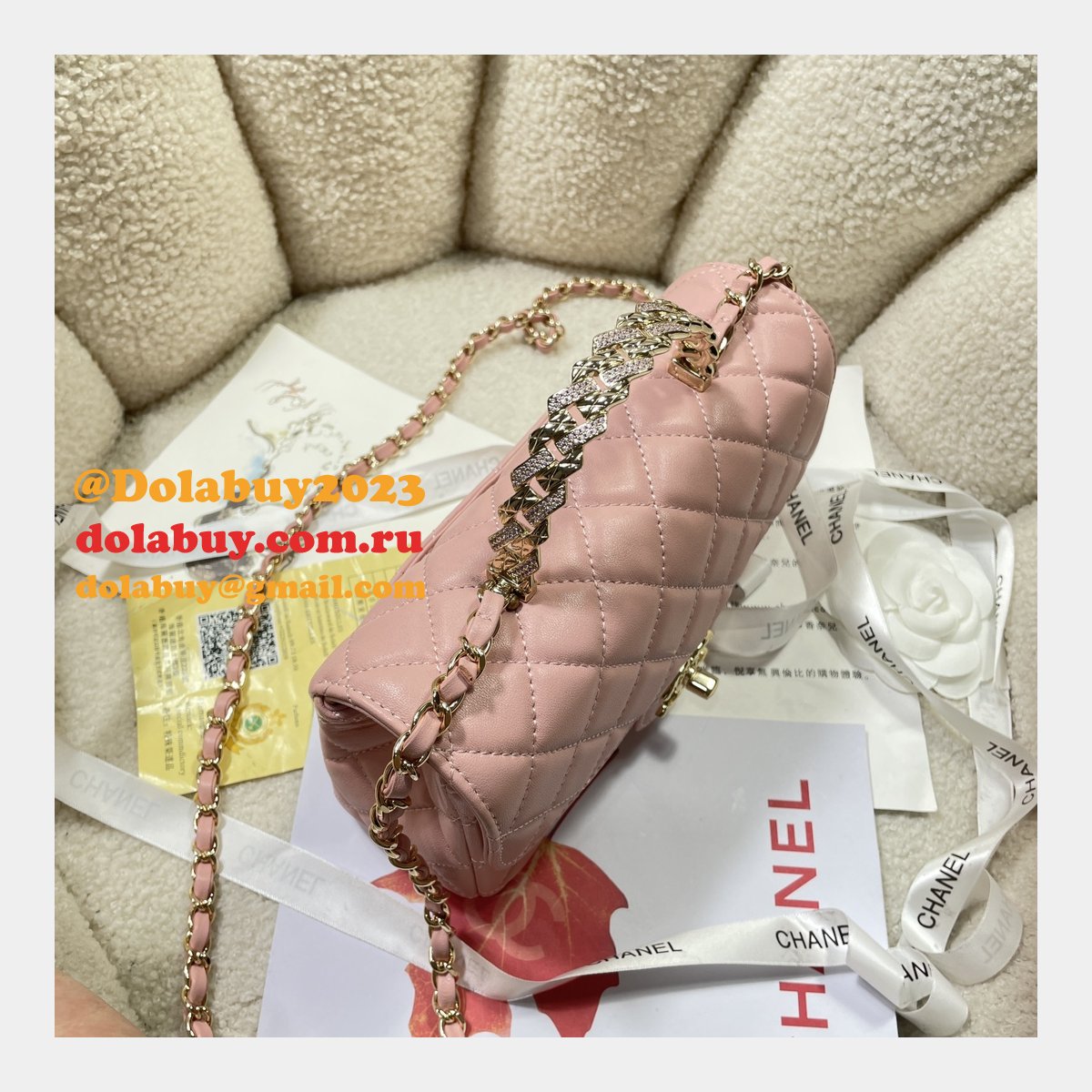 Perfect 1:1 Mirror CC 24A CF Mini Bag #4924