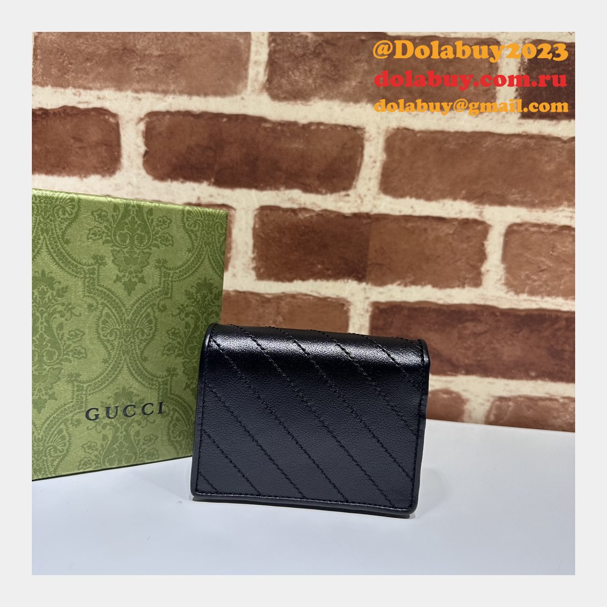 Gucci Luxury Replica Blondie Card Sase Inspired Wallet 760317
