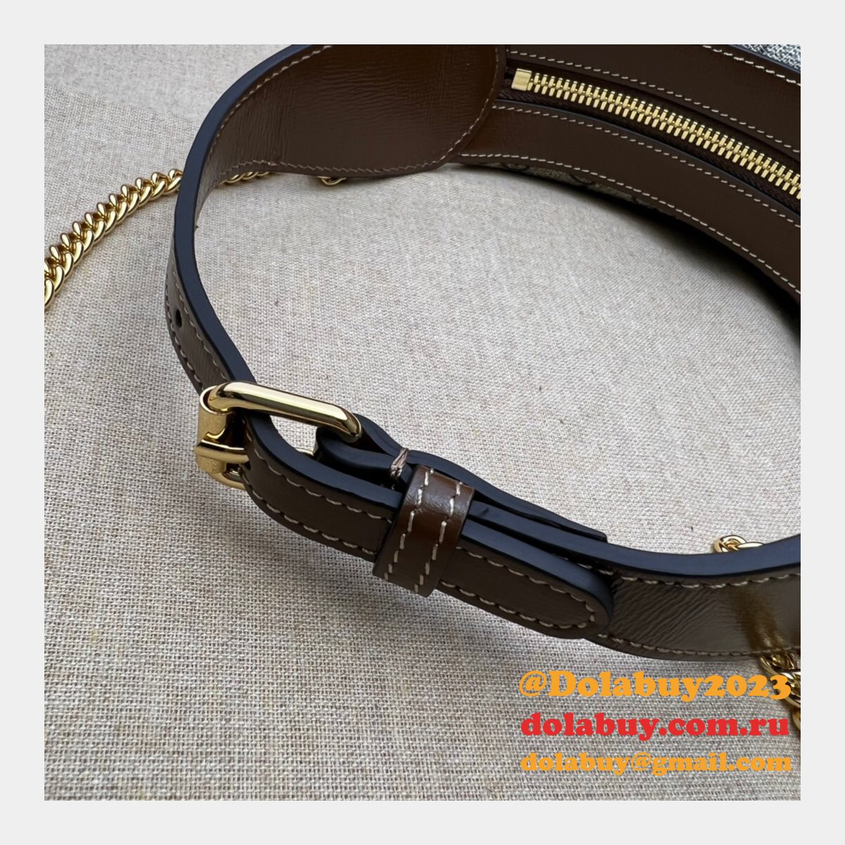 Gucci Replica Designer Interlocking G Half-moon-shaped 726843 Bag