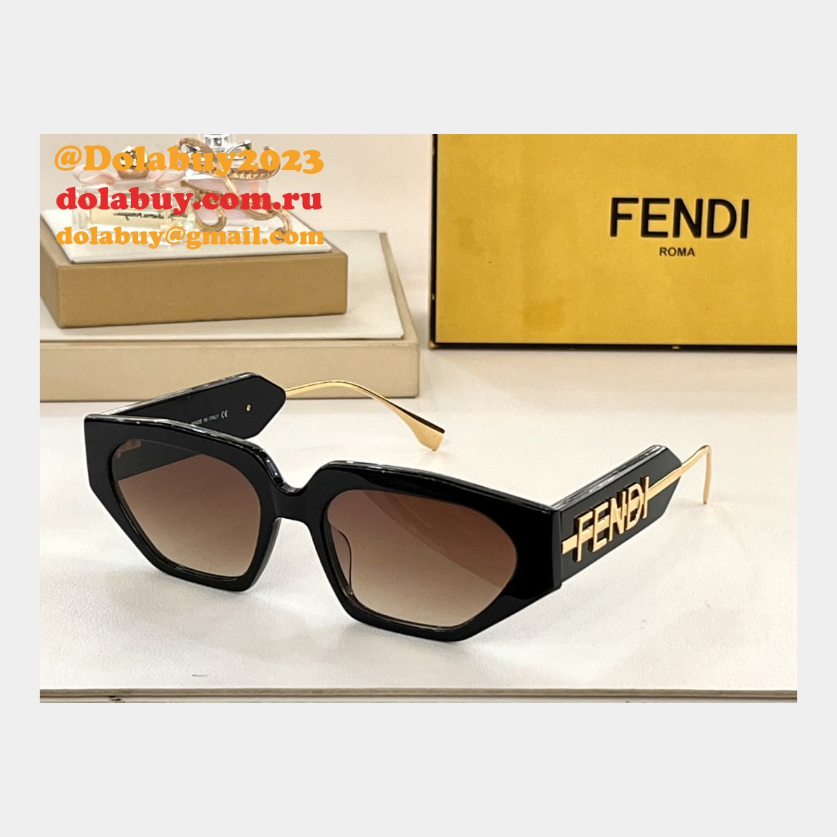 Fendi Inspired Original FD50072l /40128I High Quality Replica Sunglasses