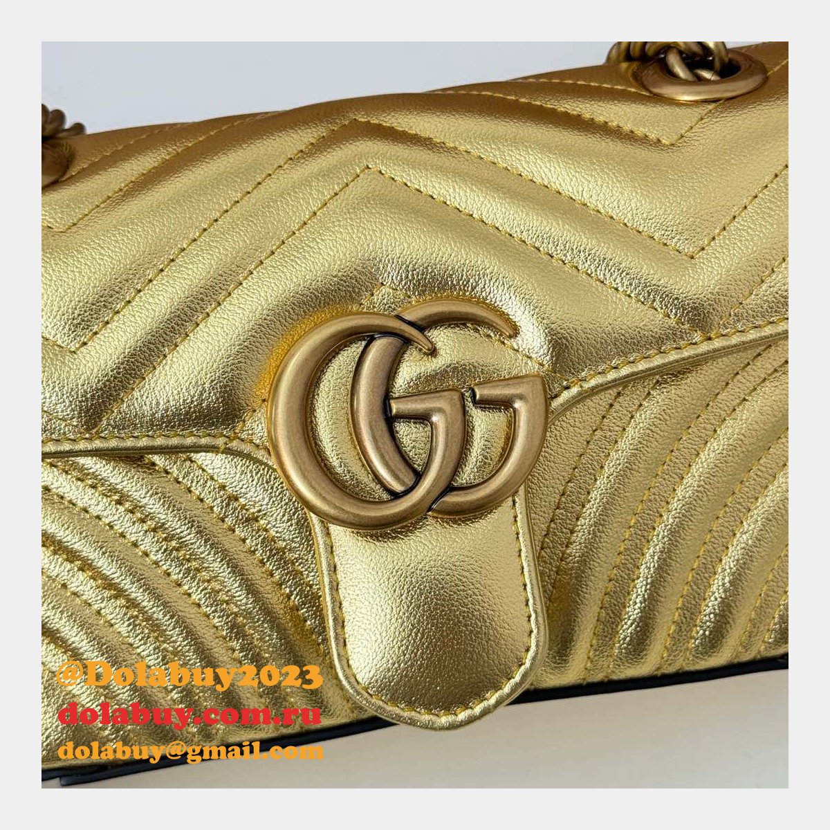 Luxury Gucci GG Marmont 476433/446744/443497 Replica High-Quality Bag