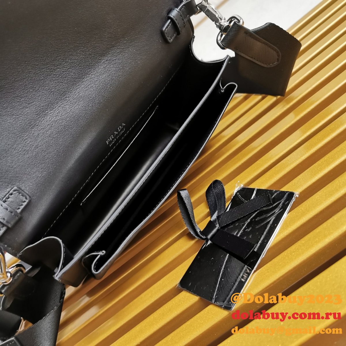Saffiano Prada 1BP020 Luxury Envelope Replica High Quality Bag