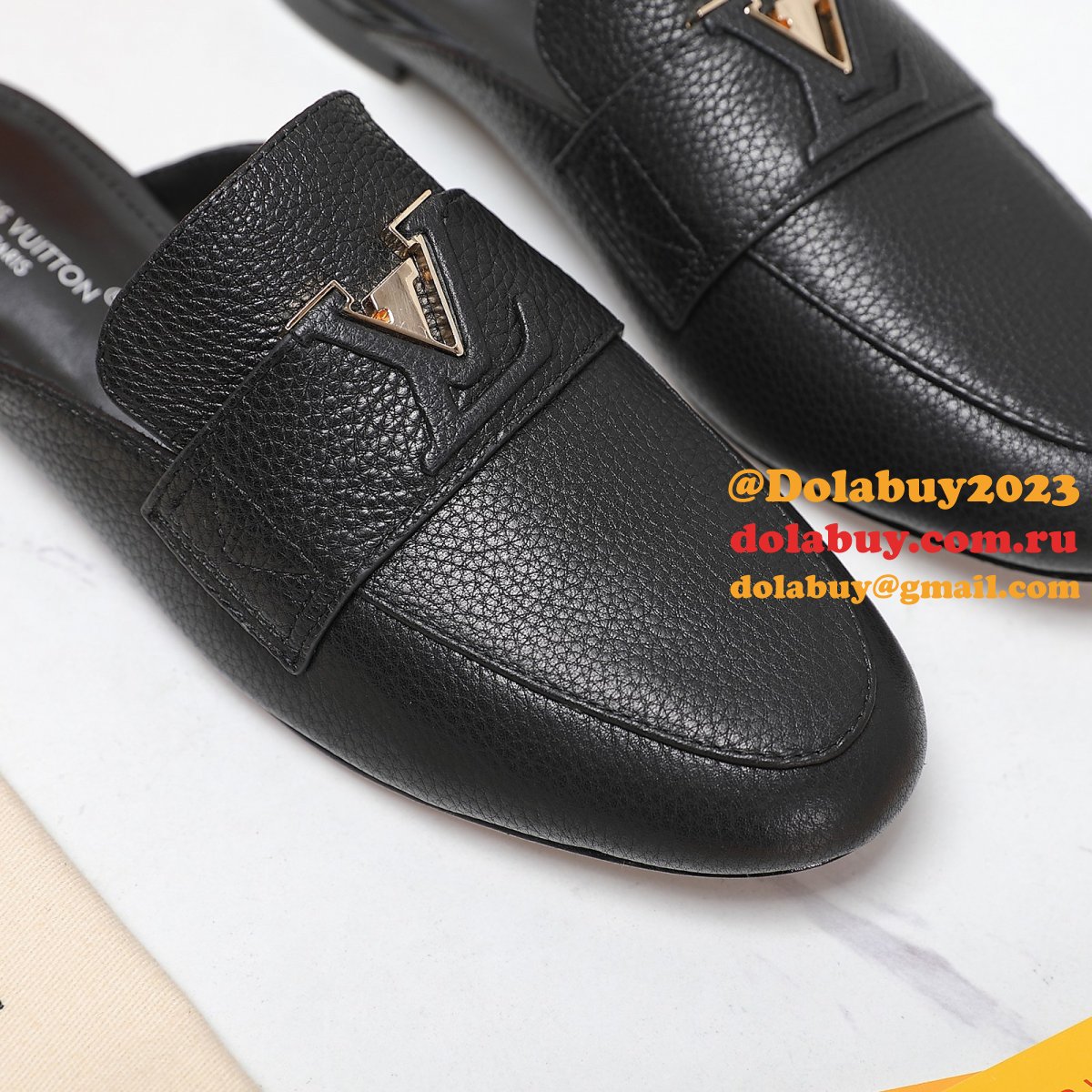 Top Quality LV loafer slippers Best Wholesale shoes